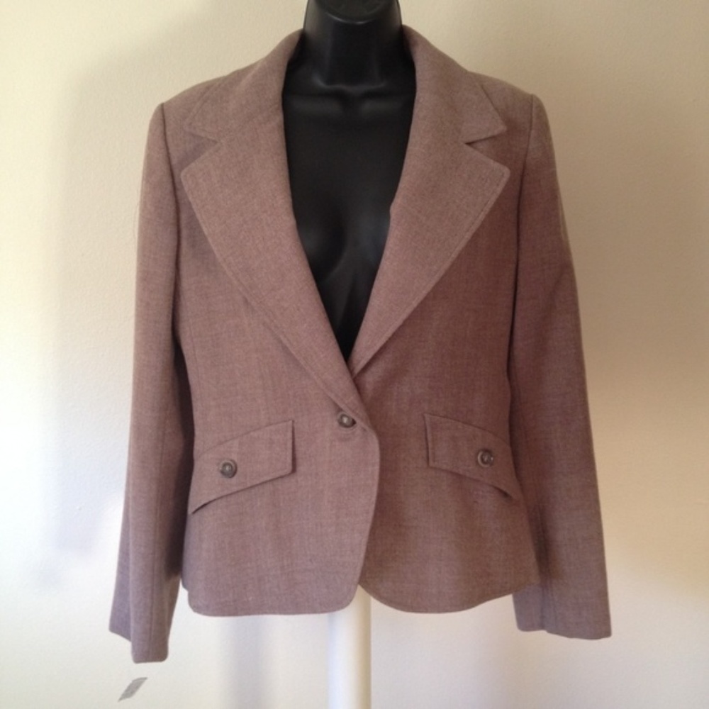 Vintage Montaldos Ernst Strauss Mink Wool Blazer